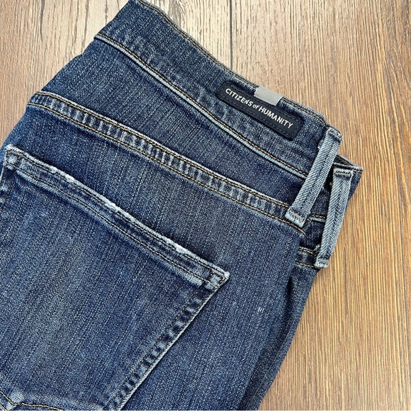 citizen of humanity rocket high rise skinny with bottom studs SZ 28/6 - Picture 3 of 12